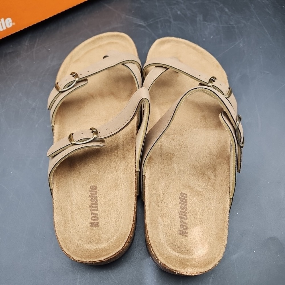 Northside Myrtle Sandals Camel Brown Color Women's Size 9 Brand New Flat - Picture 4 of 8